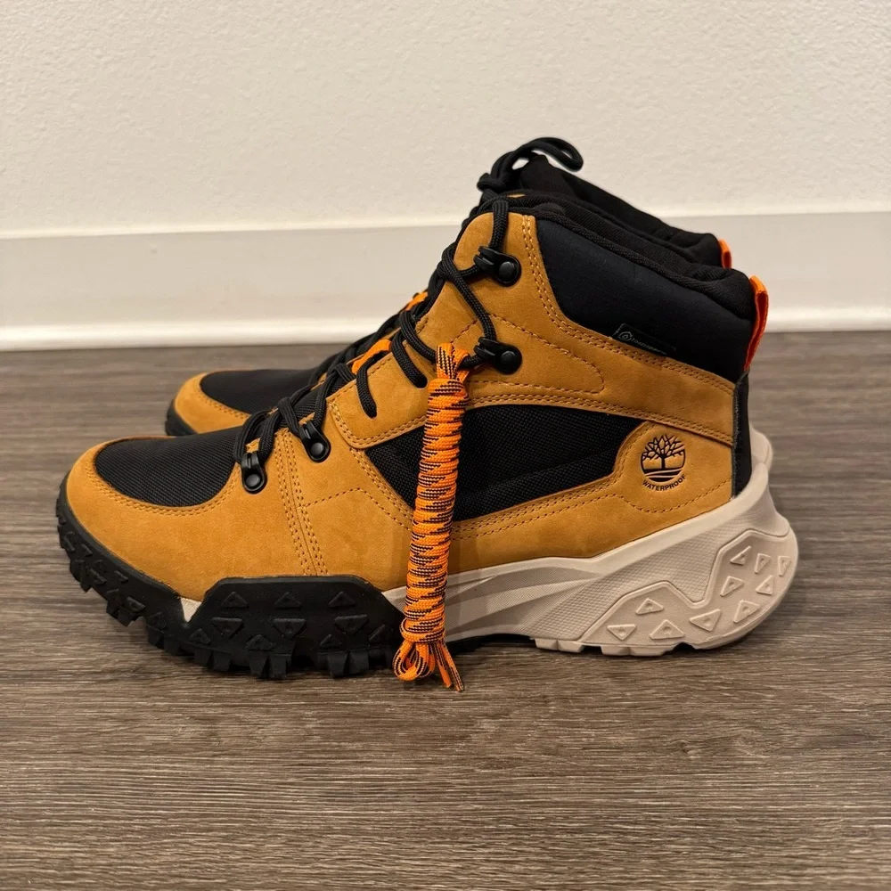 Timberland MOTION SCRAMBLE MID LACE WATERDROOP WHEAT NUBUCK sz 11.5